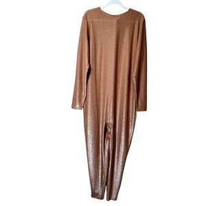 SKIMS Shimmer Catsuit Ochre 4X